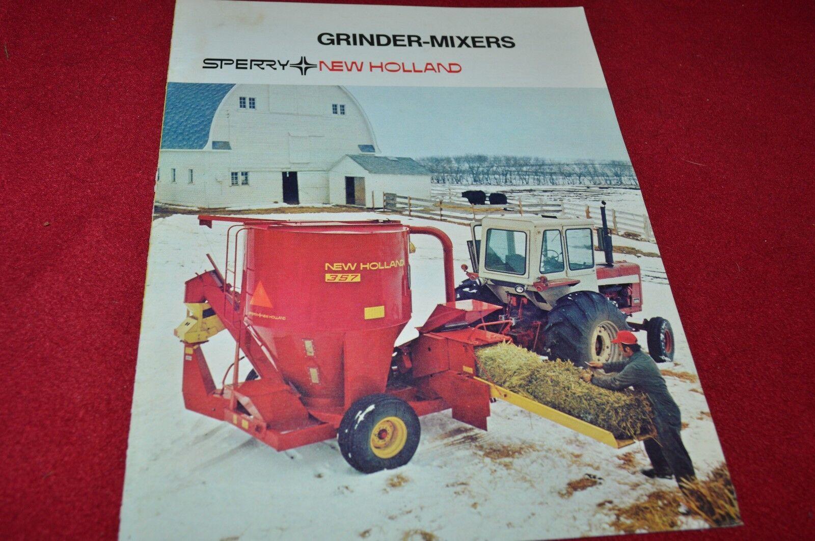 New Holland 353 354 357 Grinder Mixer Dealer\'s Brochure YABE14 