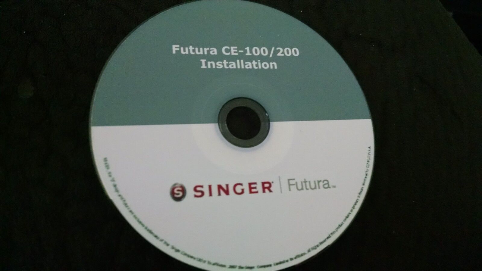 Singer Futura Installation Operating Software for the CE 100/200, 150/250/350