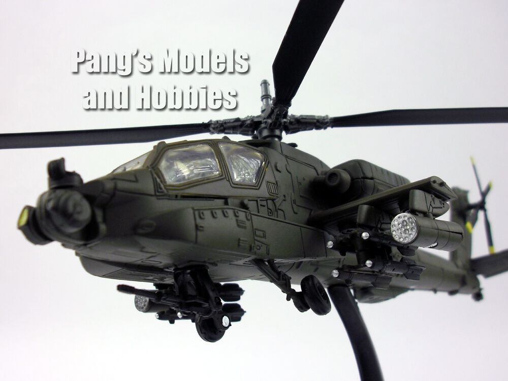 Boeing AH-64 Apache 1/55 Scale Die-cast Metal  Helicopter Model by NewRay