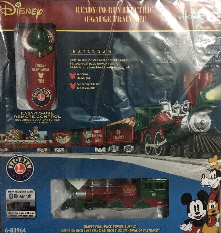 Lionel Disney XMAS LionChief RC Train Set O Gauge 6-83964, NEW SHIP FROM STORE