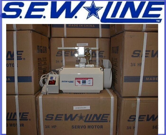 SEW*LINE  SLS-1000  ENERGY SAVING SERVO 110V MOTOR FOR INDUSTRIAL SEWING MACHINE