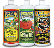 FoxFarm Soil Trio Nutrients Bundle, Big Bloom, Grow Big, Tiger Bloom Quart 32oz picture