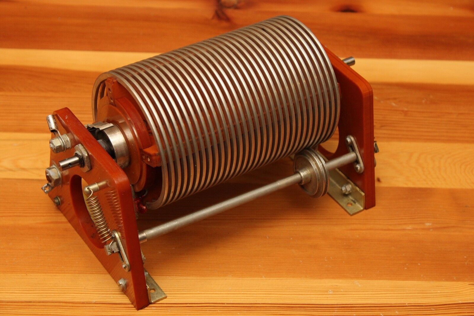 GIANT VARIABLE ROLLER INDUCTOR COIL - HF POWER AMPLIFIER - ANTENNA TUNER  HI PWR