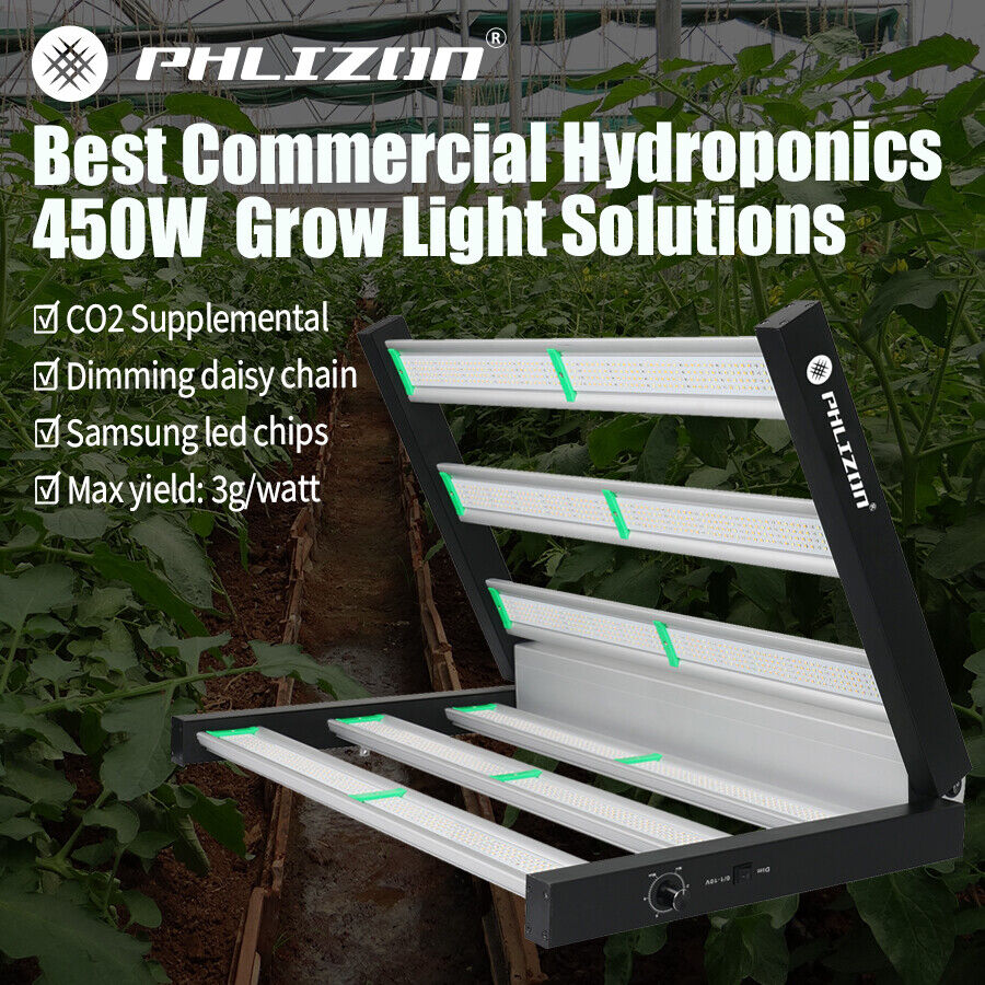 Phlizon Grow Light Full Spectrum 4500W LED Light Commercial Veg Flower All Stage