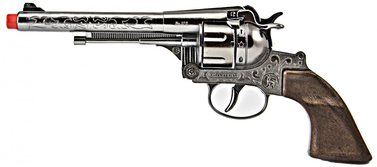 Metal Replica Holster Western Revolver Pistol Toy Cap Gun Doc Holiday Civil War