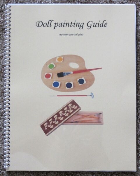 Composition Doll PAINTING restoration book - includes Photos