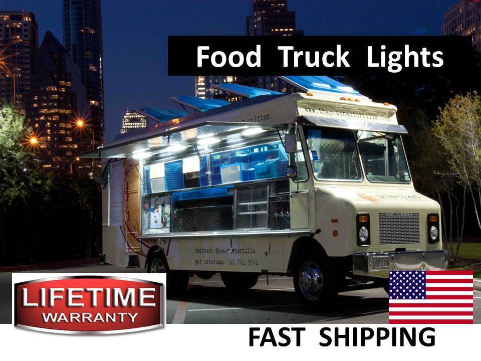 New or Used Stainless Food Cart, Truck, Trailer LED Lighting KITS AC or DC