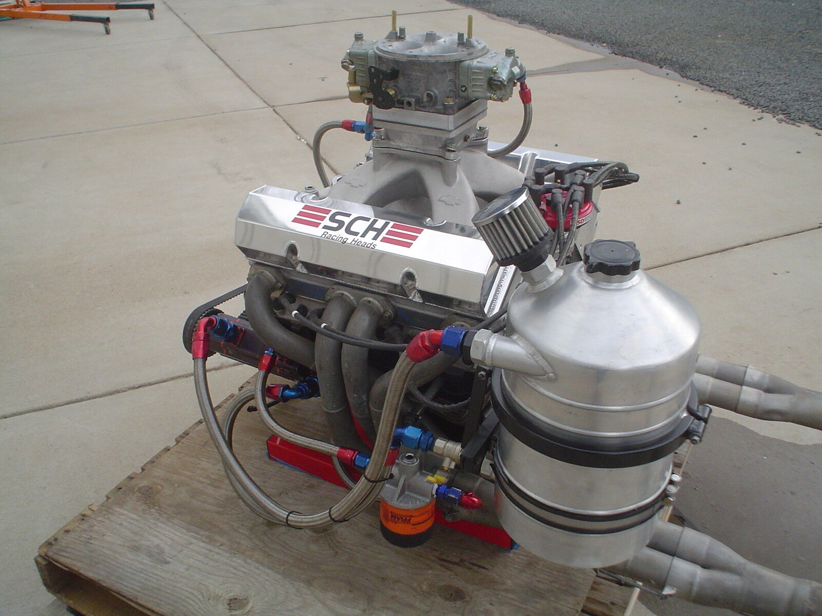 Chevy Racing Engine / 18 Degree heads /small block chev / Drag 393 c.i.