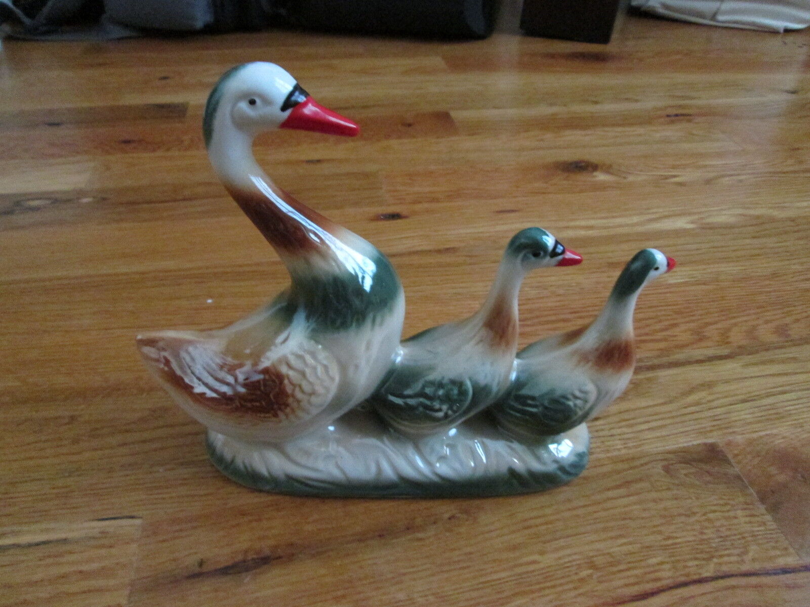 Ceramic Geese or Ducks From Brazil Looks Hand Painted GFT 50 10 MCS 3 