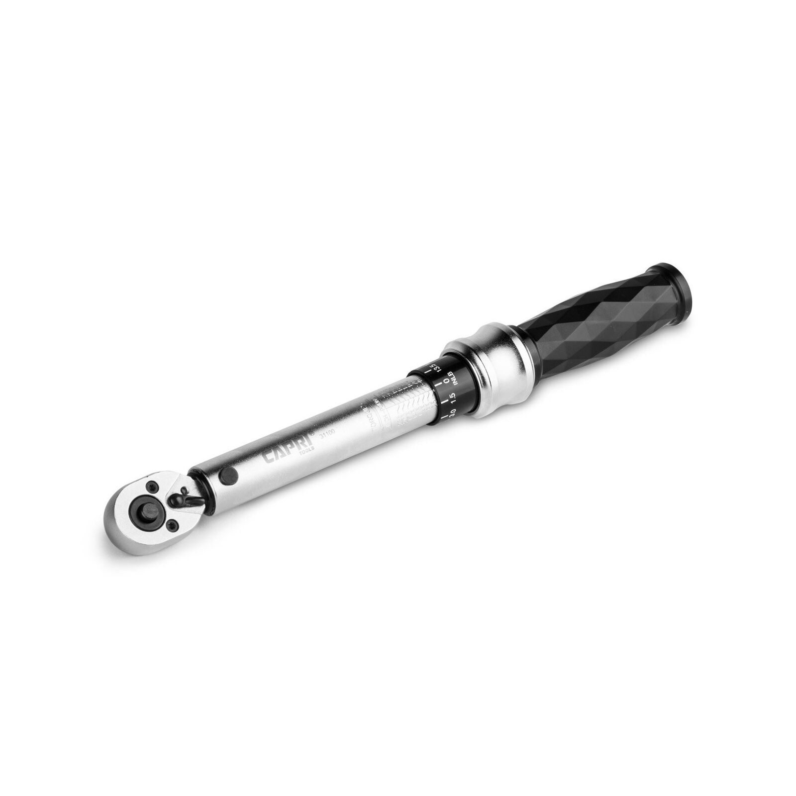 Capri Tools 31100 1/4-inch Drive Torque Wrench, 25-250 Inch Pounds, Diamond E...
