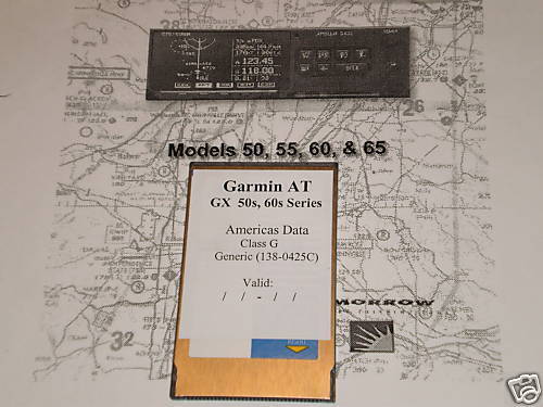 Garmin AT Apollo GX-50/55/60/65 database card. United States & Latin America