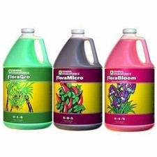 General Hydroponics Flora Series Trio, Gallon (Bundle of 3)