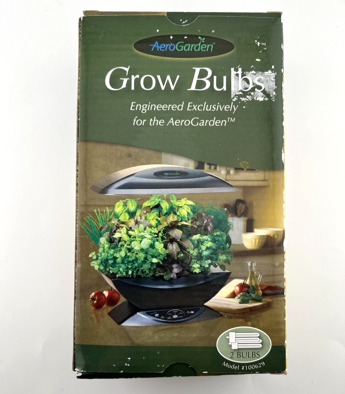 AeroGarden Grow Bulb Model 100629 Replacement CFL Bulbs Pack of 2 Bulbs NEW AeroGarden Grow Bulb Model 100629 Replacement CFL Bulbs Pack of 2 Bulbs NEW