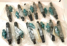 LOT OF 12 Ebb & Flow Fitting Kit with Overflow Teal Hydroponics Flood Table NEW picture