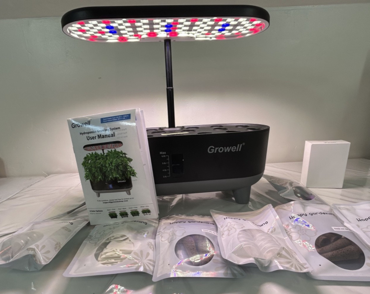 NEW Growell Indoor Hydroponic Growing System 16 Pods - S1 NEW Growell Indoor Hydroponic Growing System 16 Pods - S1