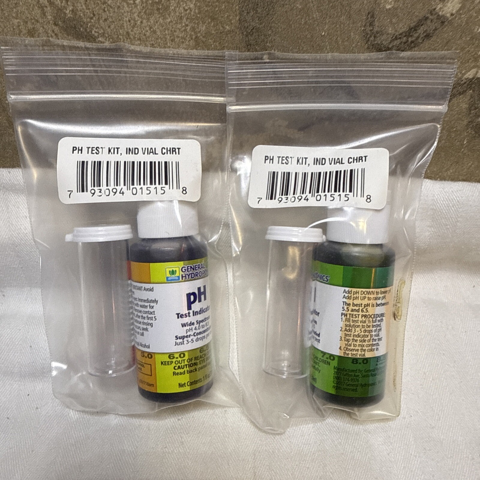 Lot 2 Hydroponics pH Test Indicator Kit 1 oz. Wide Spectrum Super-Concentrated Lot 2 Hydroponics pH Test Indicator Kit 1 oz. Wide Spectrum Super-Concentrated