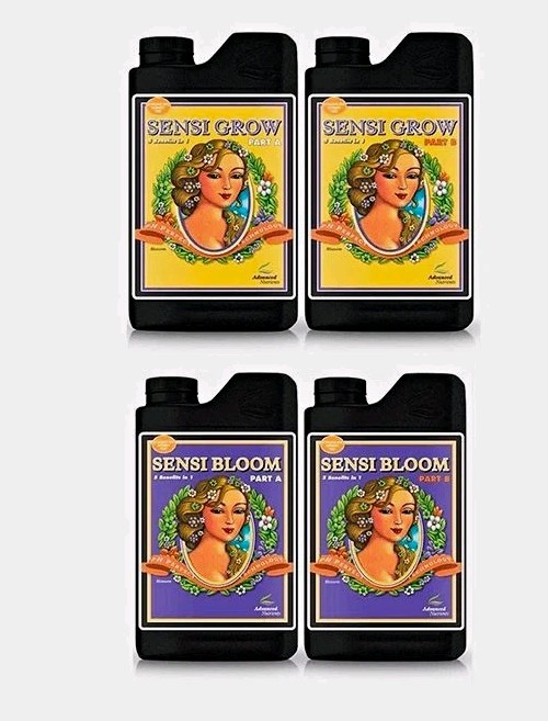 Advanced Nutrients Sensi Grow & Bloom A+B Set - 4 Bottles Advanced Nutrients Sensi Grow & Bloom A+B Set - 4 Bottles
