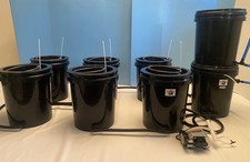 Hydroponic Aeroponic Recirculation Water Culture 5 Gallon Bucket 6 Grow System picture
