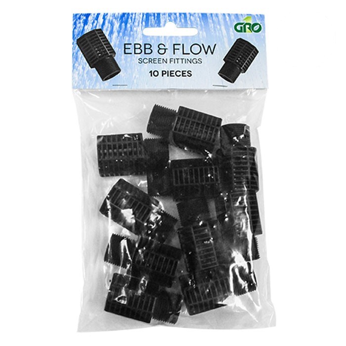 GROW1 Ebb & Flow SCREEN Fittings Three 10 Packs - 30 Pieces Total GROW1 Ebb & Flow SCREEN Fittings Three 10 Packs - 30 Pieces Total