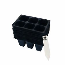 Seedling Starter Trays, 144 Cells: (24 Trays) + 1 Plant Label, Seed Starting Kit picture