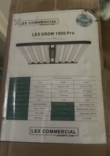 Lex Grow Pro 1800 Grow Lights And Driver