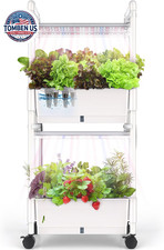 Hydroponics Growing System, 28Pods Indoor Herb Garden with LED Grow Light,Hydrop picture