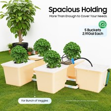 Indoor 11L Aeroponic Plant Site Hydroponic System Grow Kit Cabinet 5 Box picture