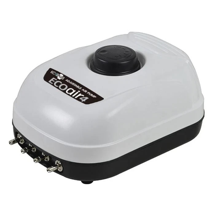 EcoPlus EcoAir 4 Air Pump 4 Outlets 6.5W 253 GPH HGC728355 Hydroponics EcoPlus EcoAir 4 Air Pump 4 Outlets 6.5W 253 GPH HGC728355 Hydroponics