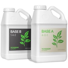 VIVOSUN Plant Food Nutrients Base A(4-0-1) & B(1-4-2), 1 Gallon/128 Ounces Each picture