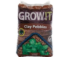 Hydrofarm GROWT Pre-Washed, pH Stable Clay Pebbles, 4mm-16mm, 40L picture