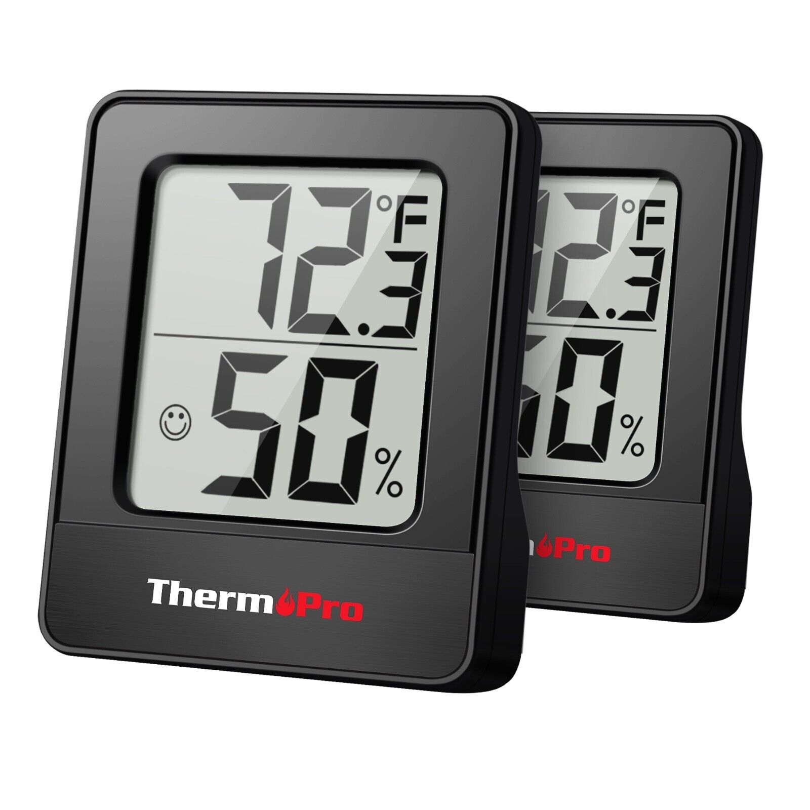 2pcs ThermoPro TP49BW Thermometer Hygrometer  Digital Temperature Humidity Meter