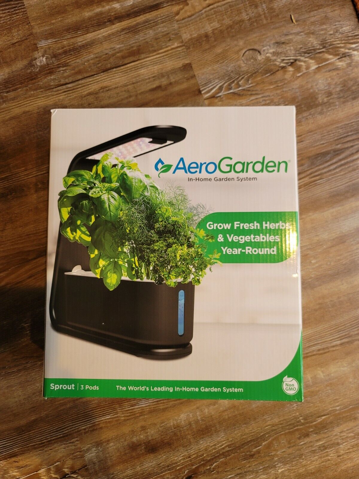 AeroGarden - Sprout - Model 100306-BLK - Black - New, Sealed - Ships Fast
