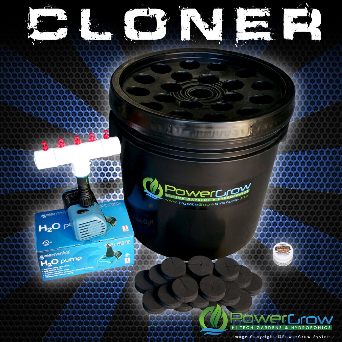 POWERGROW ® CLONER Plant Cloning Machine - 21 Sites