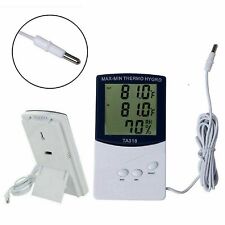 Digital Thermometer Hygrometer In/Outdoor Temperature Humidity Tester with Probe picture