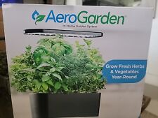 AeroGarden Harvest Home Indoor Garden System Black Herbs 6 Pods picture