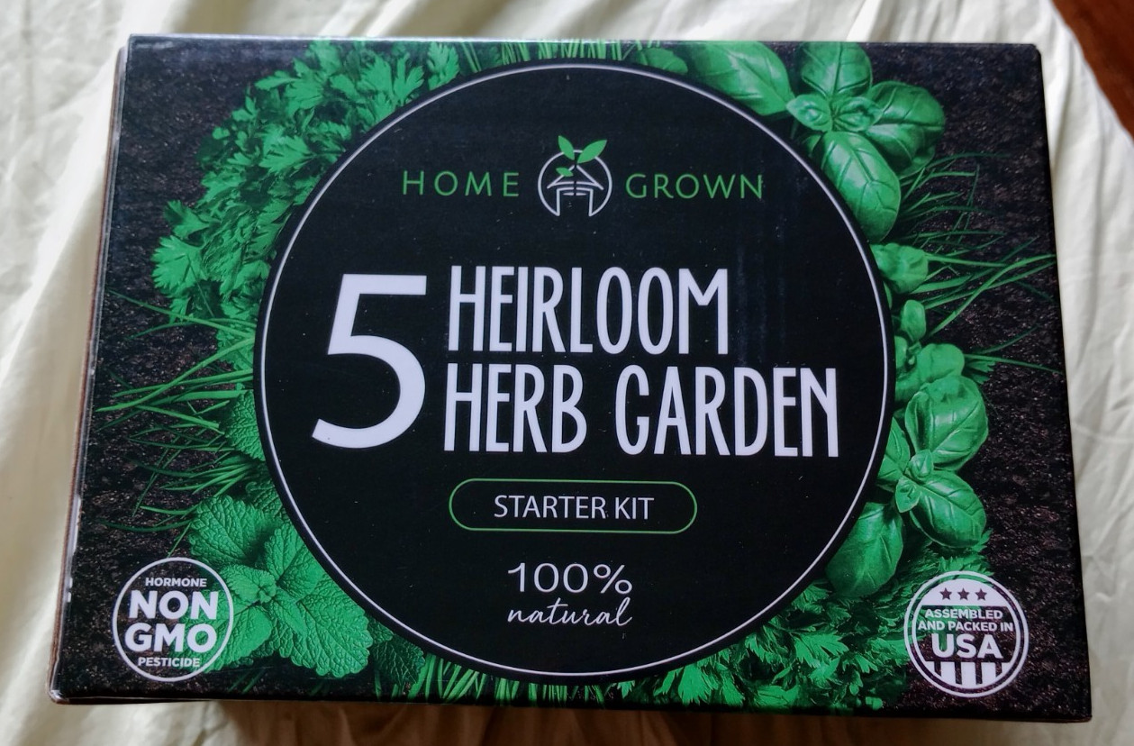 5 Gourmet Herb Garden Starter Kit - Non-GMO Heirloom Seeds for Kitchen edible 5 Gourmet Herb Garden Starter Kit - Non-GMO Heirloom Seeds for Kitchen edible