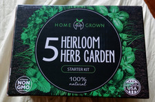 5 Gourmet Herb Garden Starter Kit - Non-GMO Heirloom Seeds for Kitchen edible picture