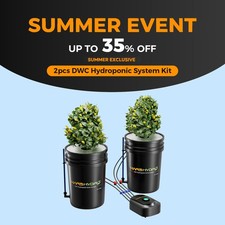 Mars Hydro DWC Hydroponics Grow System 5 Gallon Deep Water Culture with 2 Bucket picture
