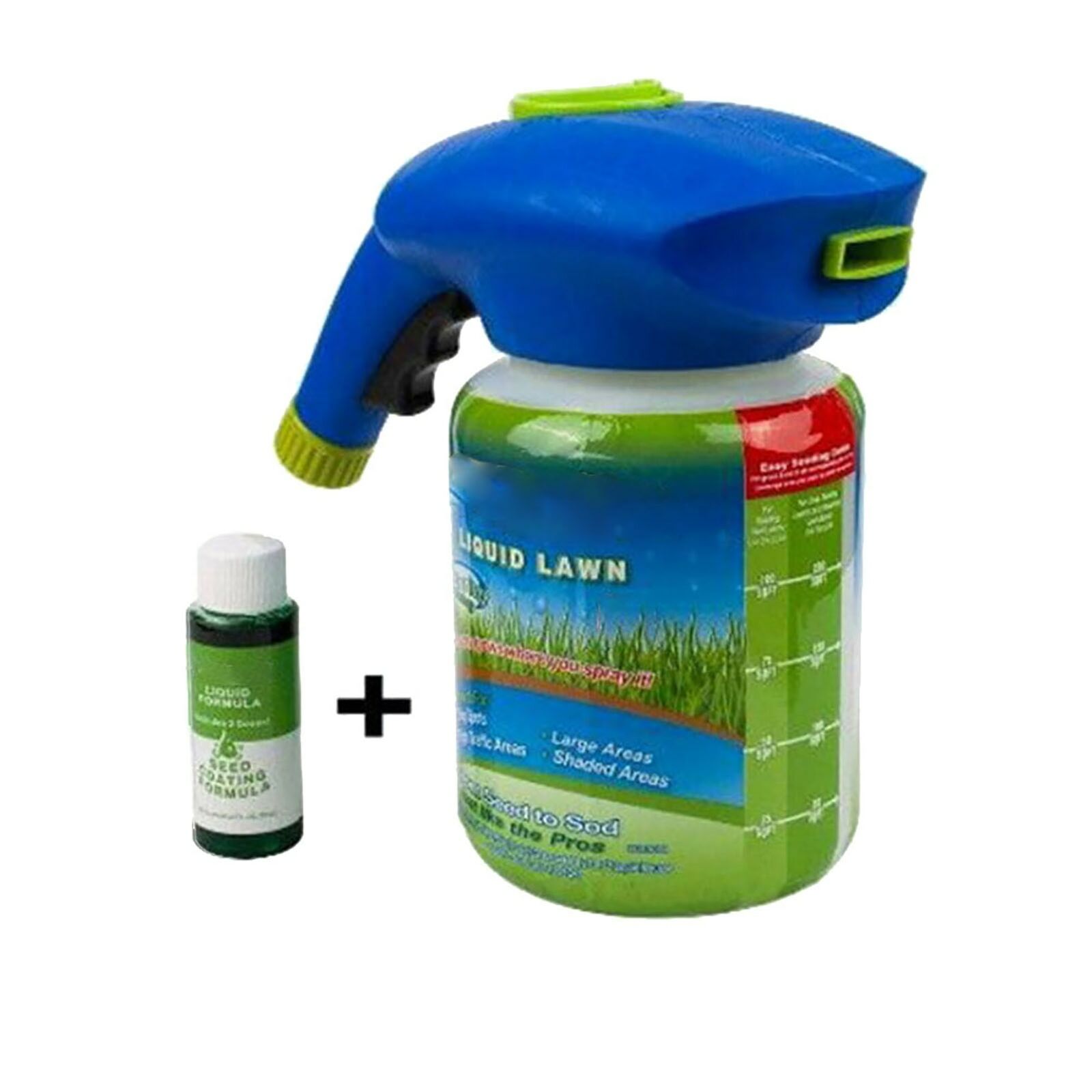 Hydro Mousse Professional Seeding System Liquid Spray Seed Lawn Care Grass Shot