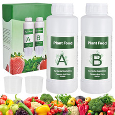 Hydroponic Plant Food A&B 800–1000ml Nutrients for Indoor Garden Systems picture