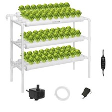 VIVOSUN Hydroponic Site Grow Kit Hydroponics System 90 108 Plant Sites