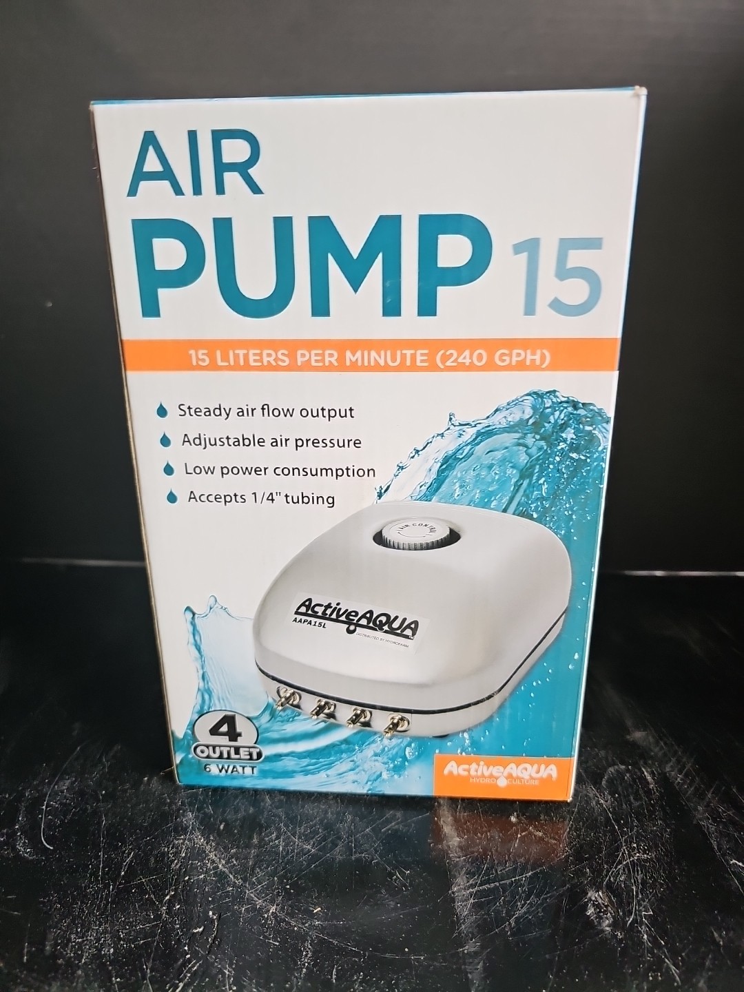 Active Air 4 Output 15 Liter Air Pump - hydrofarm hydroponic aquarium adjustable Active Air 4 Output 15 Liter Air Pump - hydrofarm hydroponic aquarium adjustable