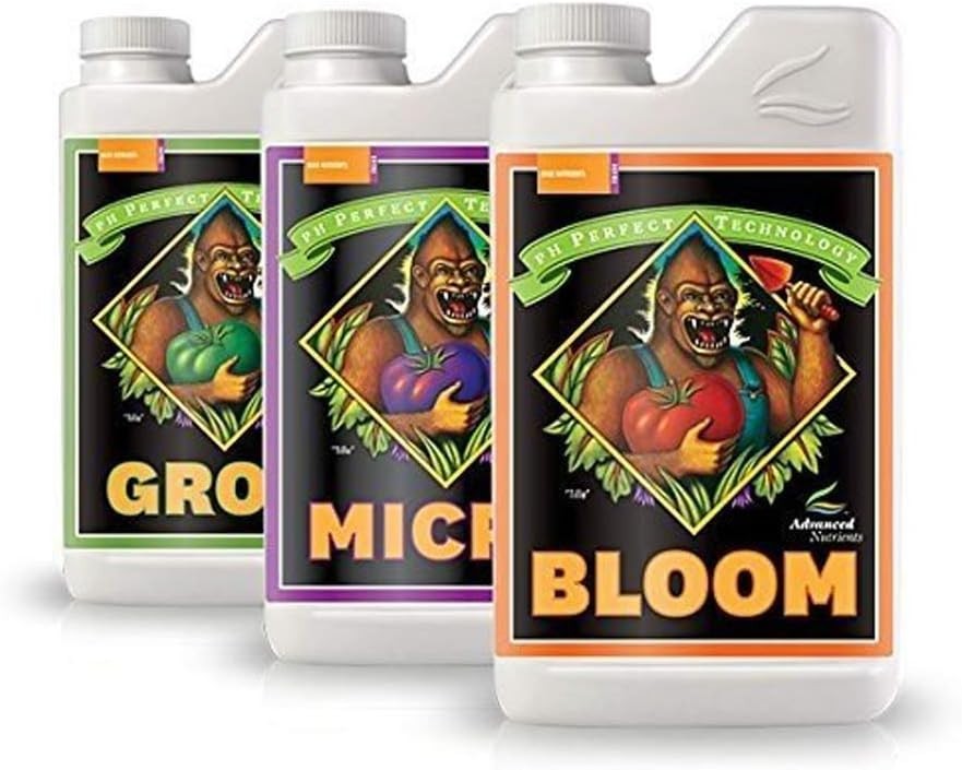 Advanced Nutrients Bloom, Micro & Grow, Pack of 3, 1 L Each Advanced Nutrients Bloom, Micro & Grow, Pack of 3, 1 L Each