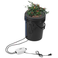 Hydroponic Growing System - 5-Gallon Deep Water Culture Kit with Air Pump & Drip picture